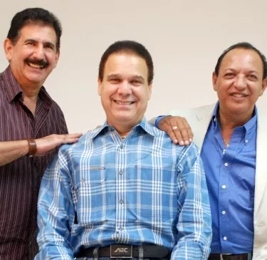 Integrantes del Conjunto Quisqueya, Chuky, Javish y Abi. Hoy/ Napoleón Marte