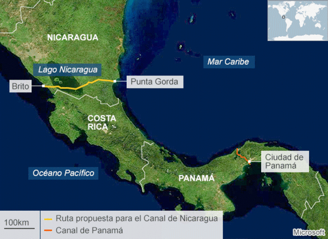 Nicaragua: Campesinos se manifiestan contra canal