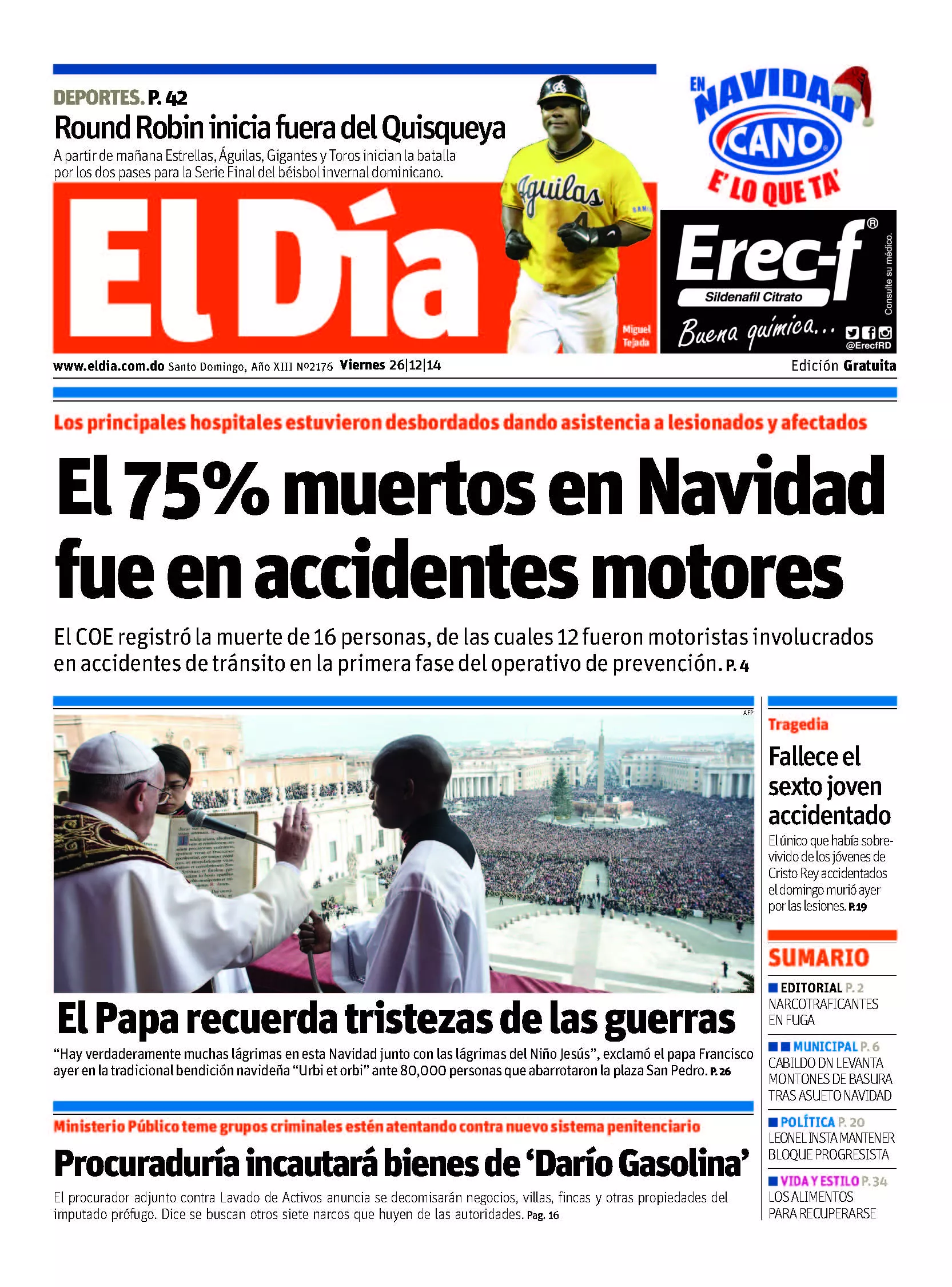 Portada impresa