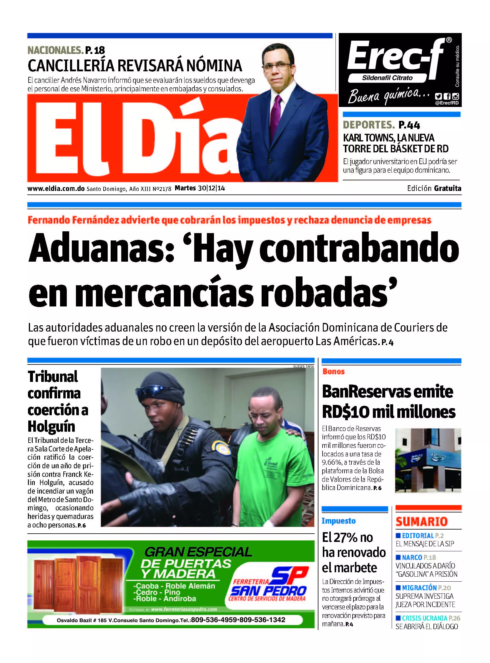 Portada impresa