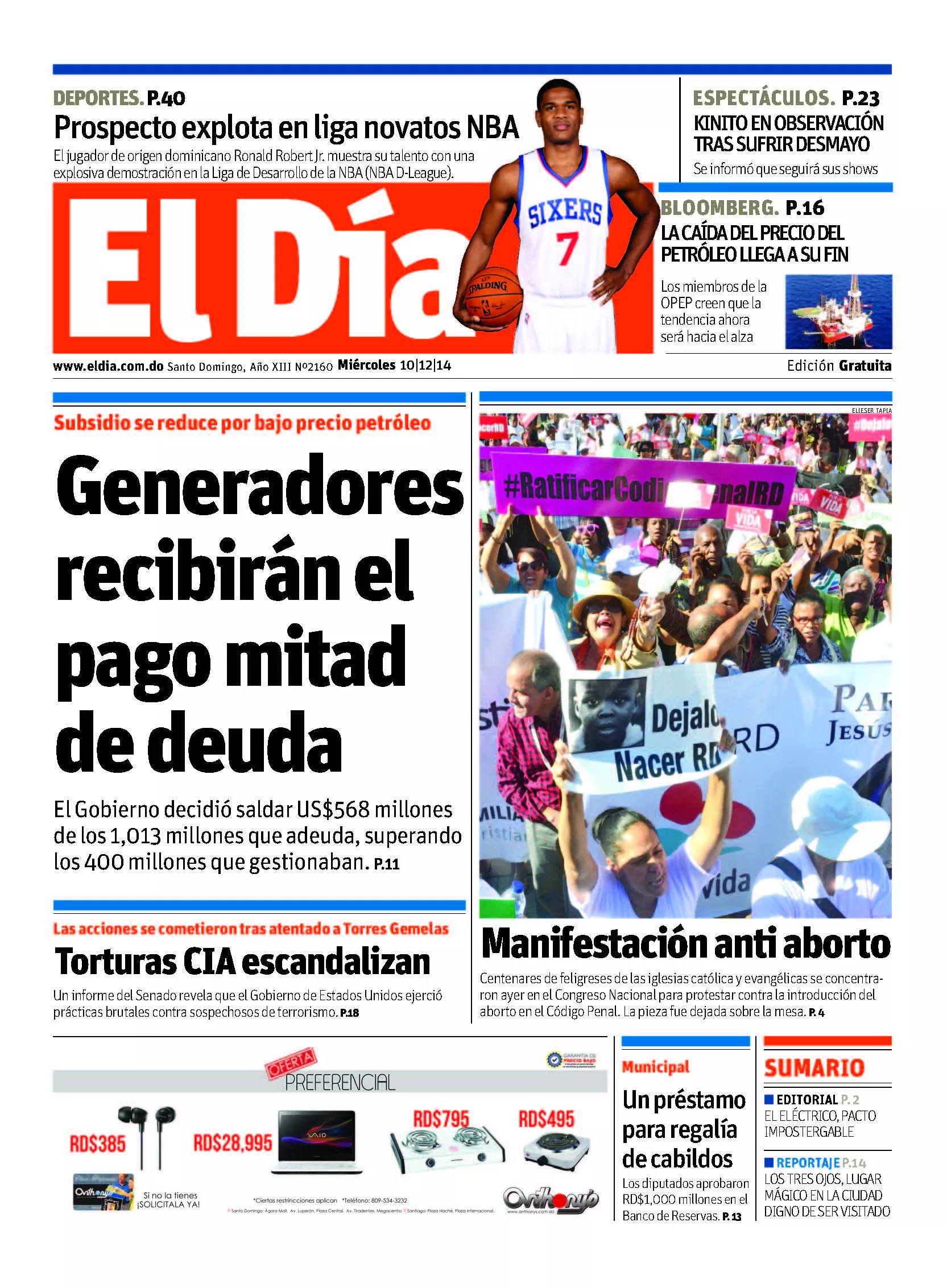 Portada impresa
