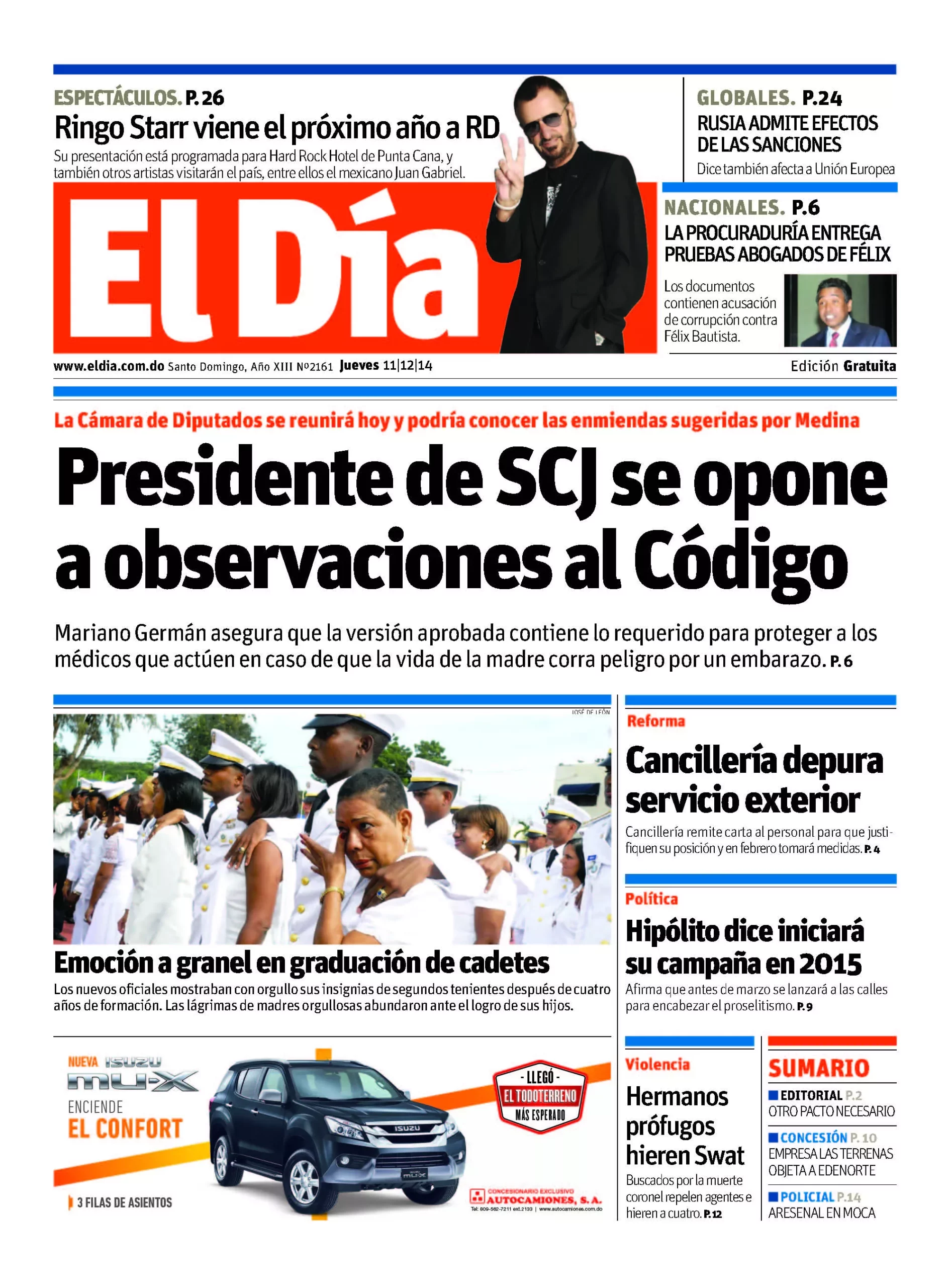Portada impresa