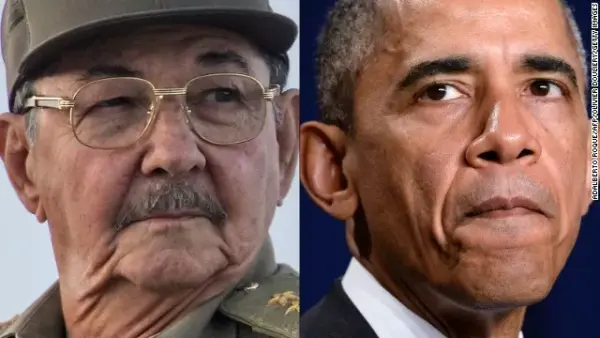 Raúl y Obama