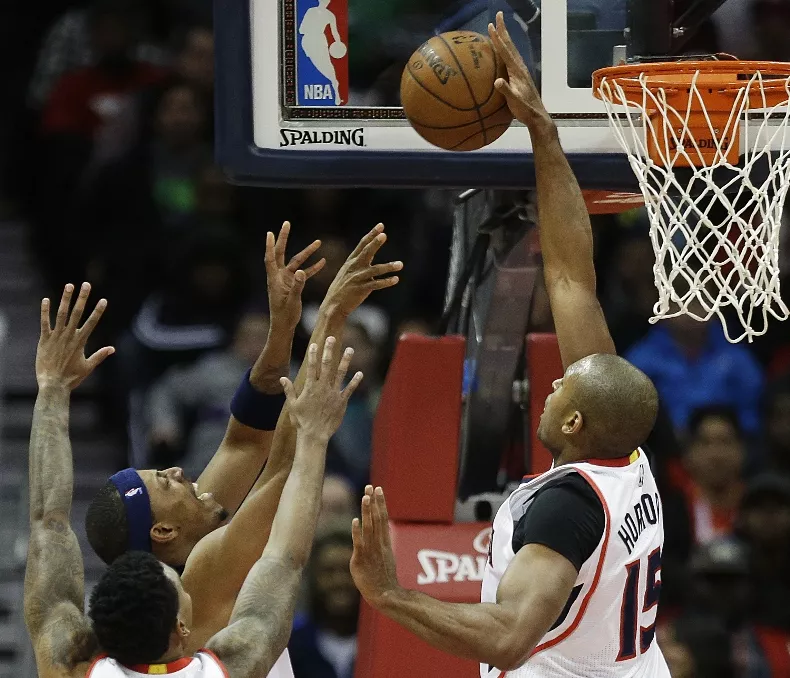 Paul Pierce, Al Horford, Jeff Teague