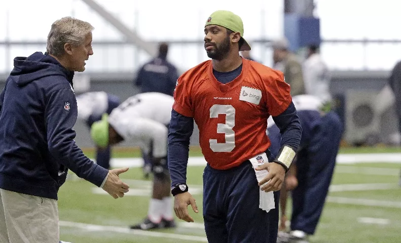 Pete Carroll, Russell Wilson
