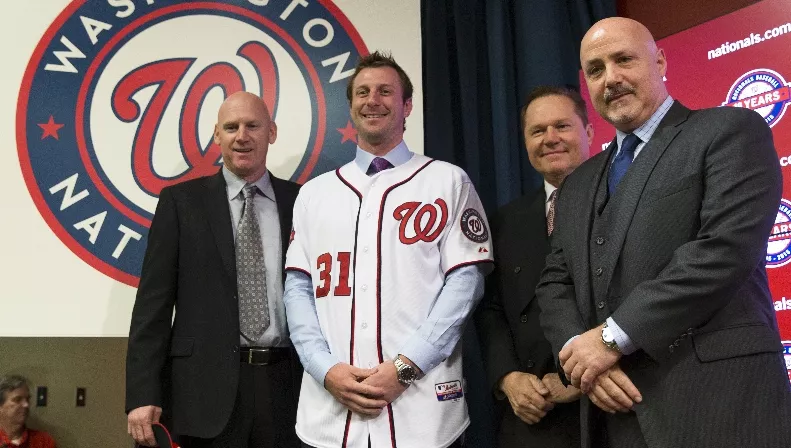 Max Scherzer, Matt Williams, Scott Boras, Mike Rizzo