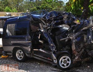 Accidente de camioneta deja 3 muertos y 3 heridos en Bahoruco