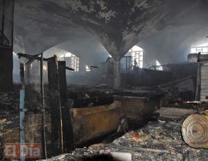 Incendio en Mercado “Nuevo” obedeció a un  cortocircuito