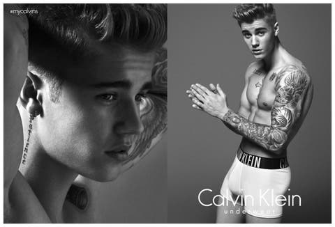 Justin Bieber, nueva imagen de Calvin Klein