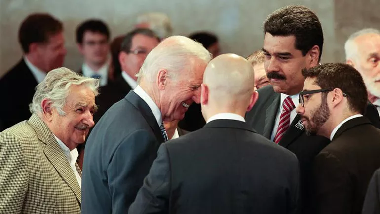 Nicolás Maduro y Joe Biden