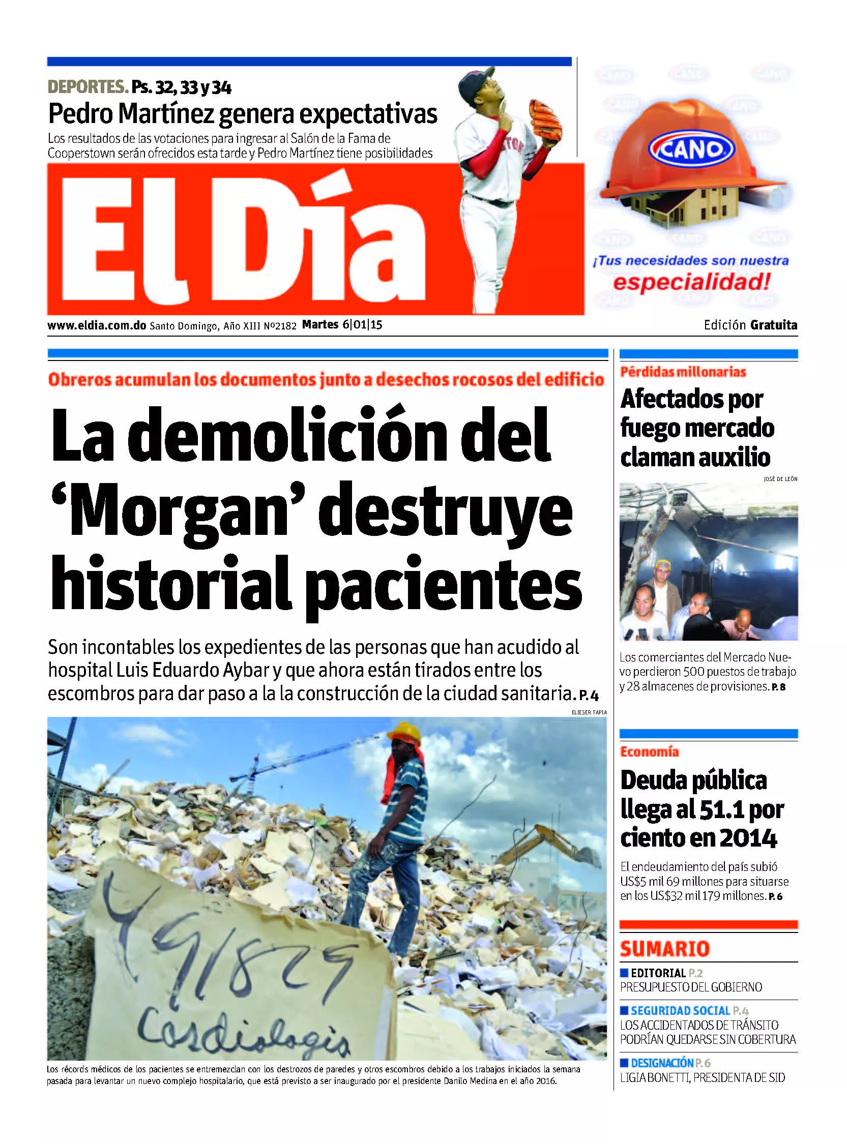 Portada impresa