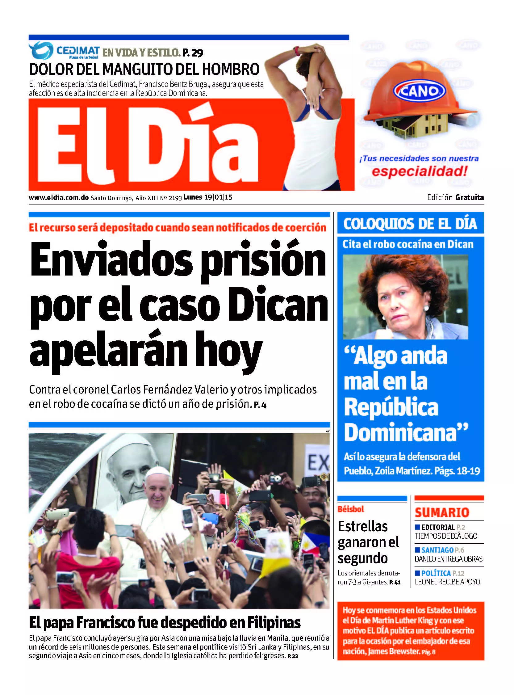 Portada impresa