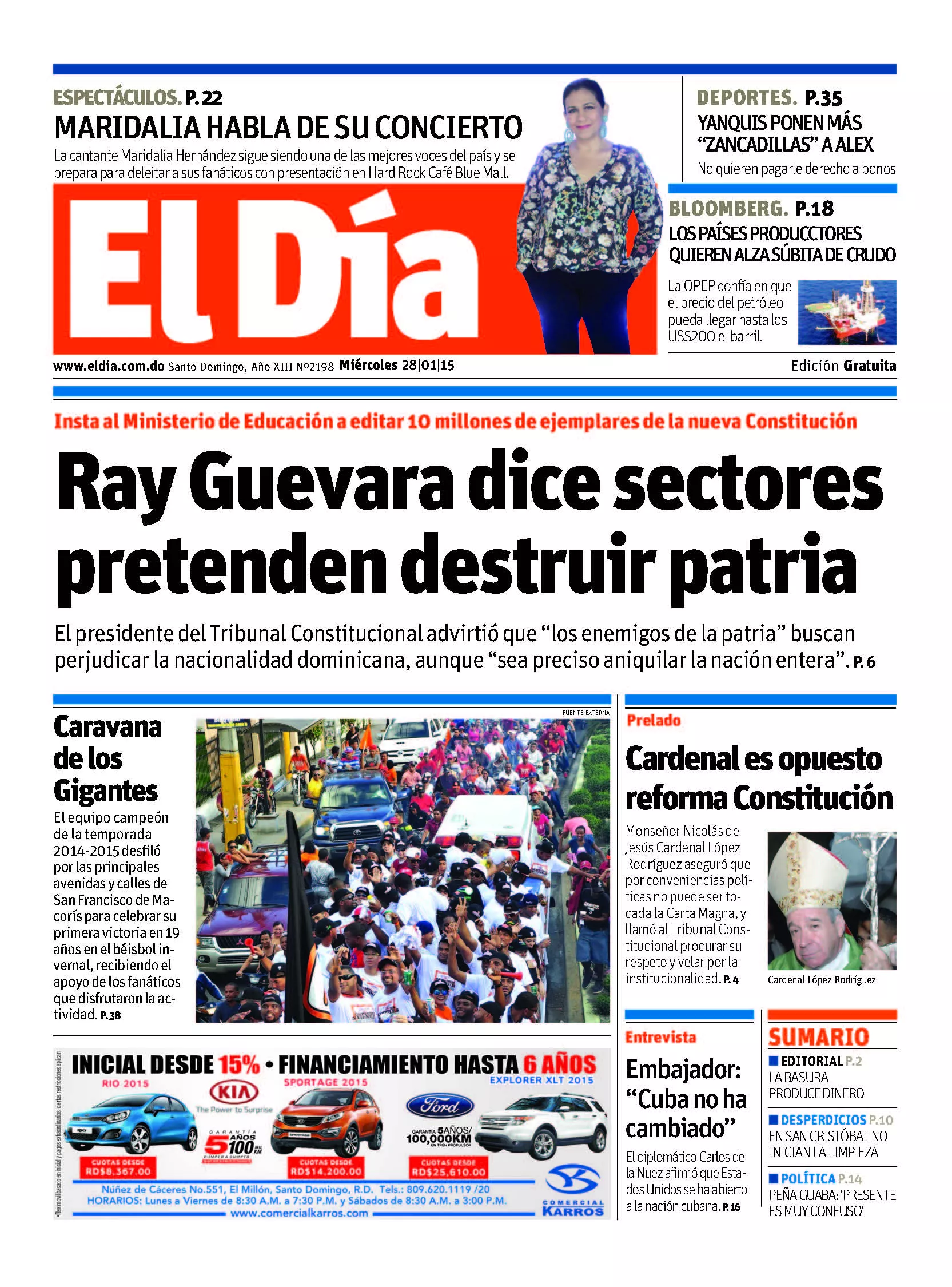Portada impresa