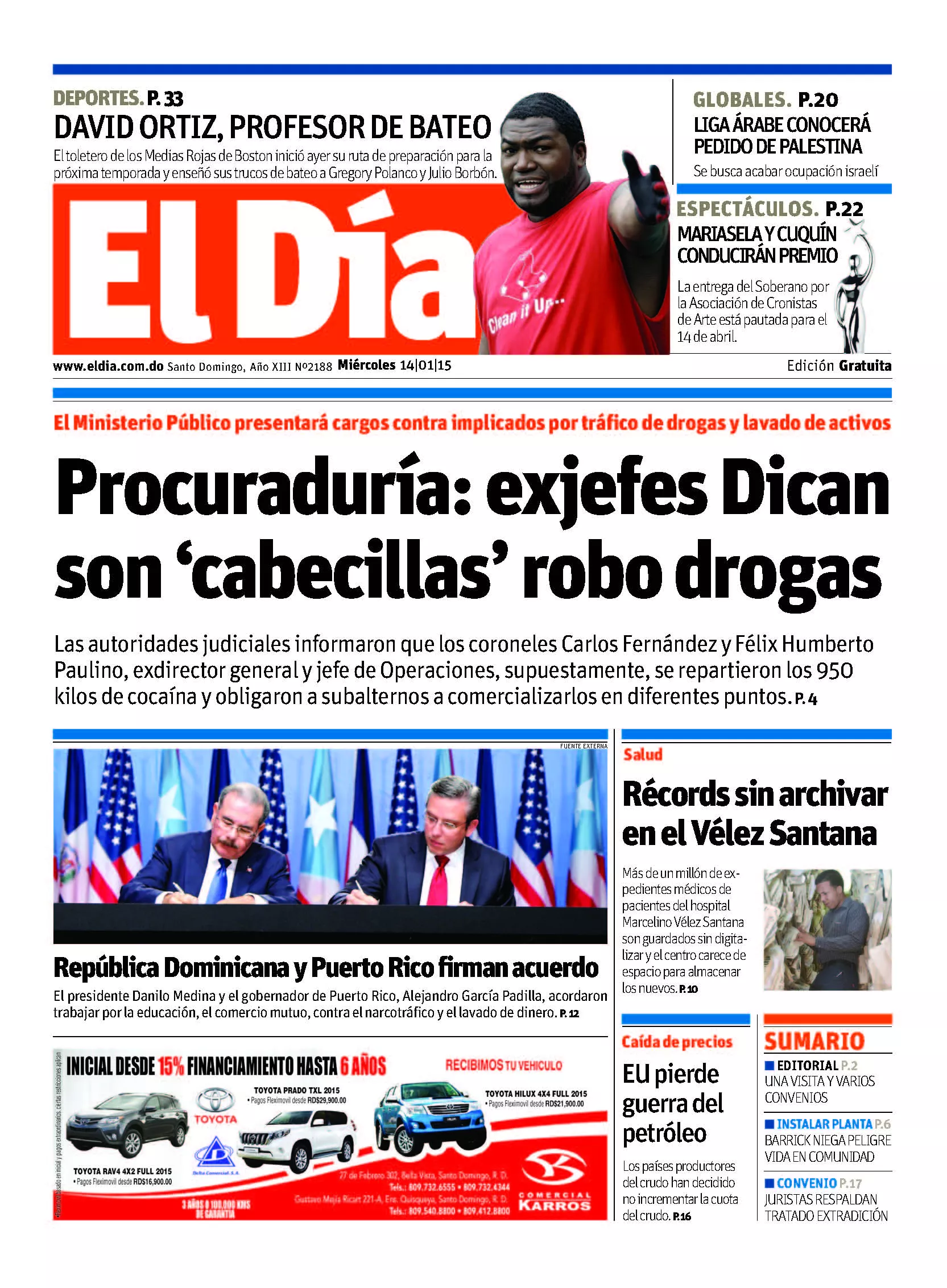 Portada impresa