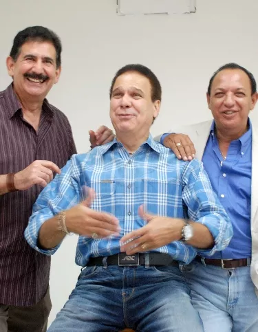 Integrantes del Conjunto Quisqueya, Chuky, Javish y Abi. Hoy/ Napoleón Marte