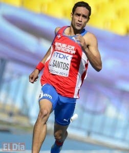 Luguelin Santos llega en cuarto lugar en la Mundial de los 400 metros