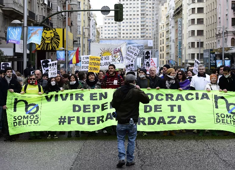 SPAIN-JUSTICE-RIGHTS-PROTEST