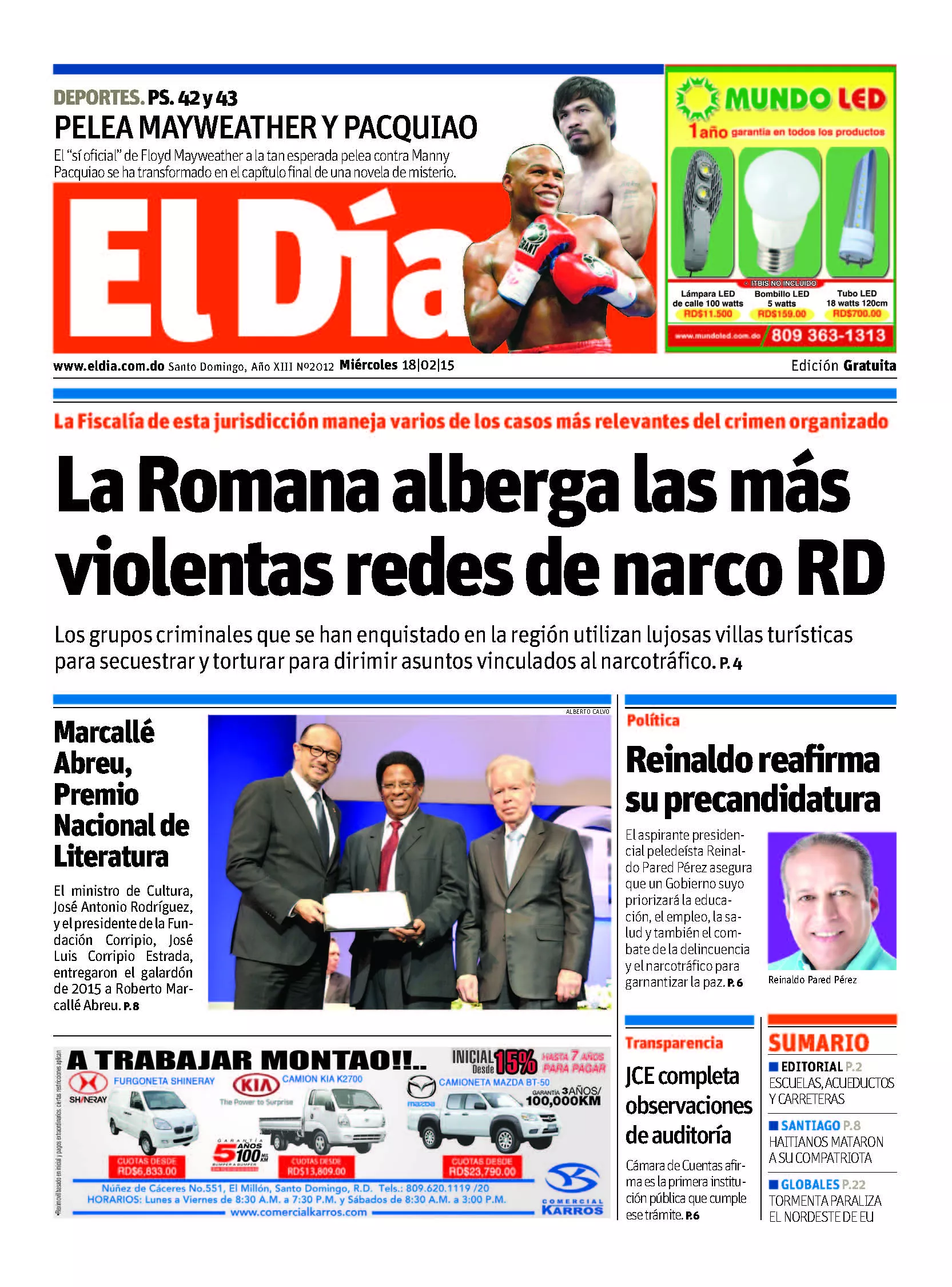 Portada impresa