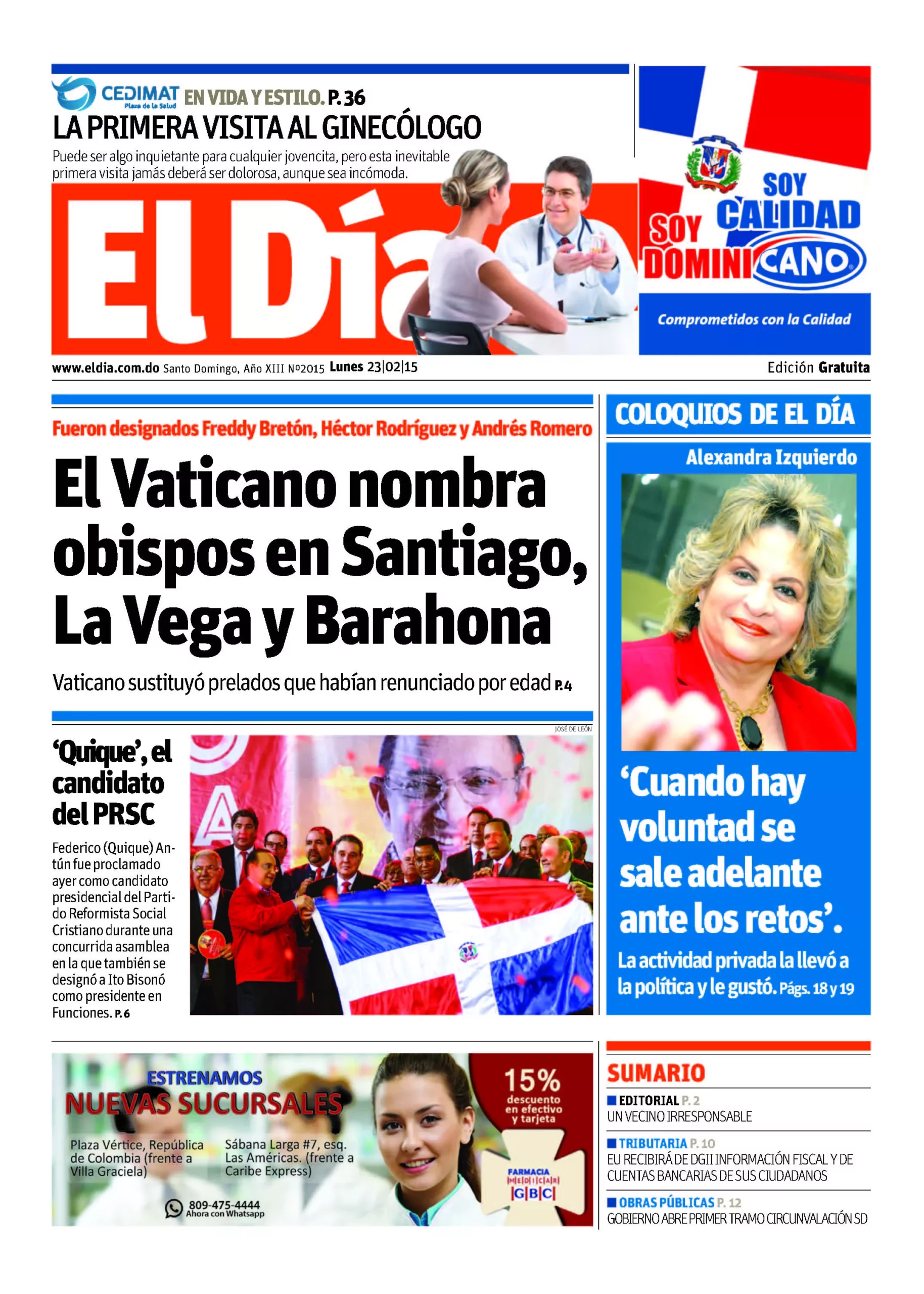 Portada impresa