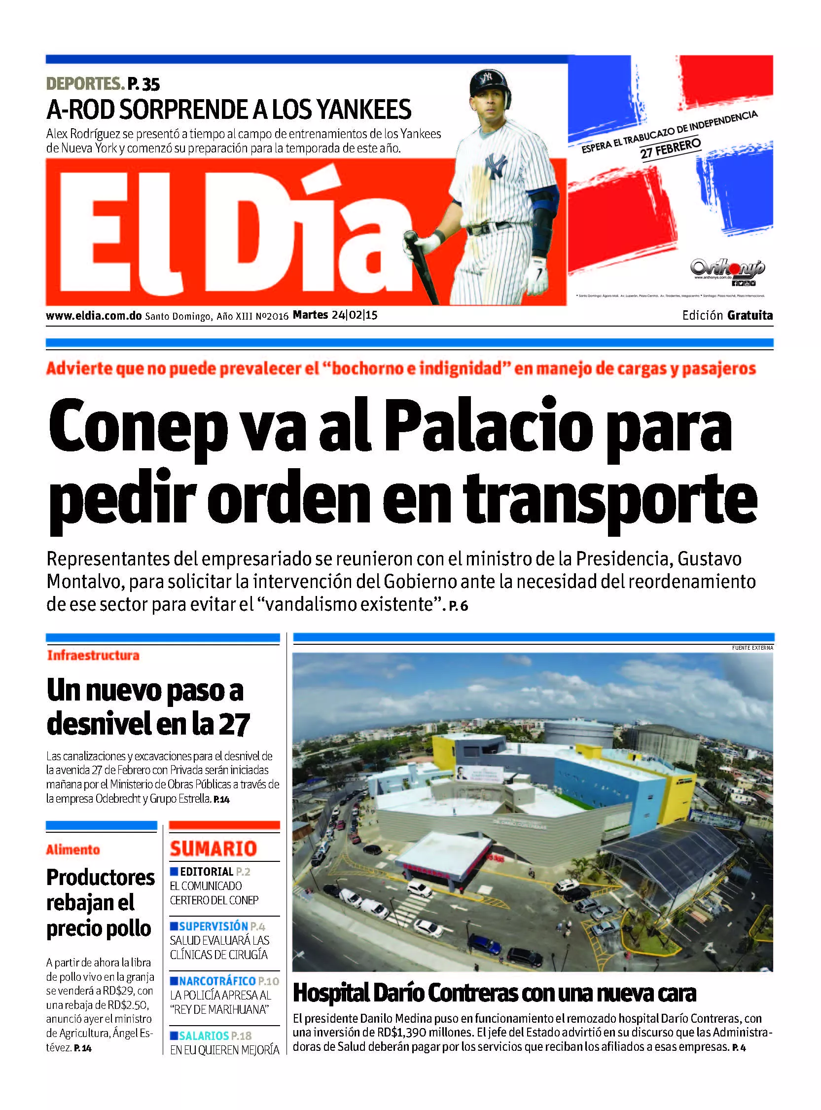 Portada impresa
