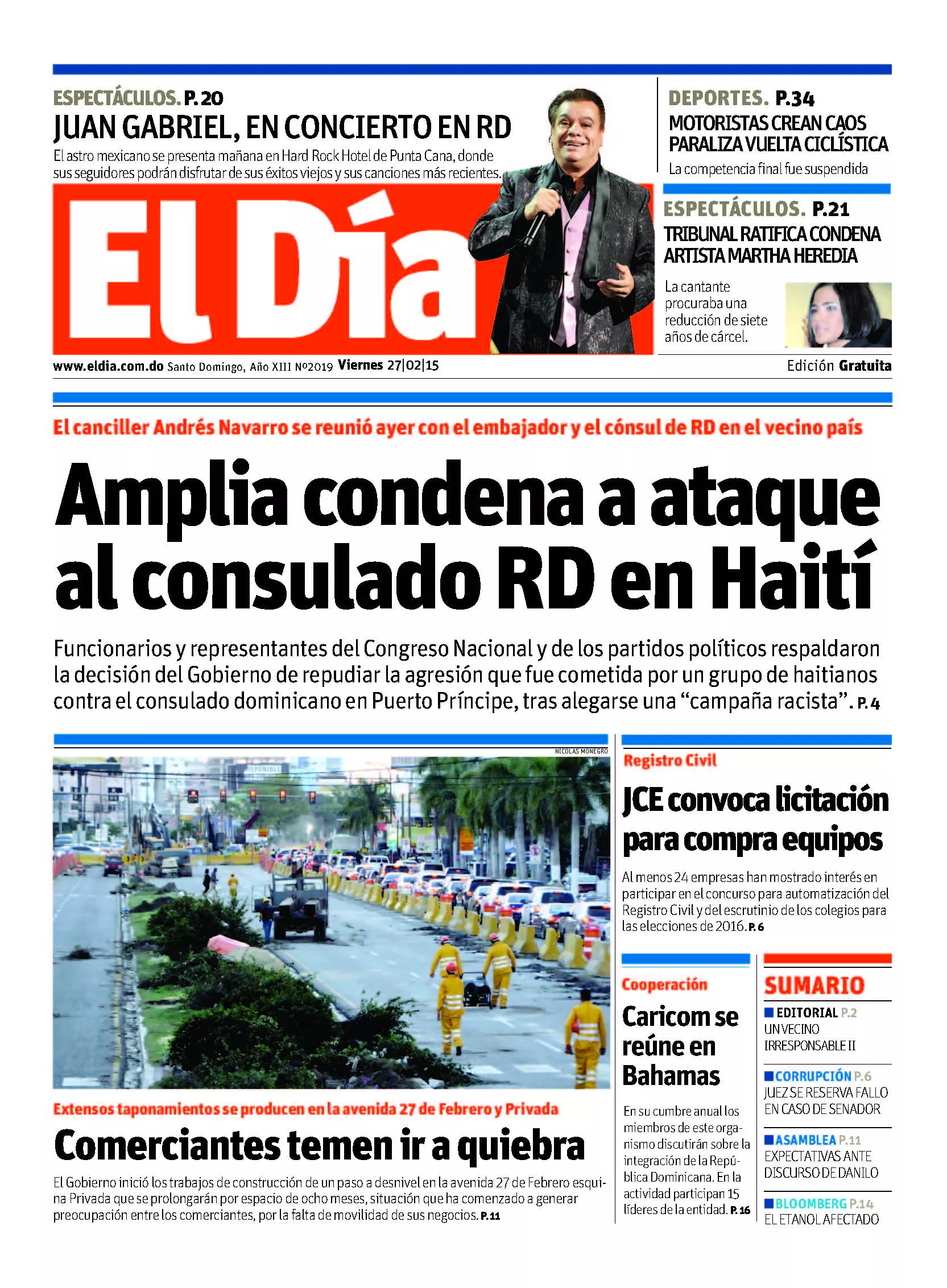 Portada impresa