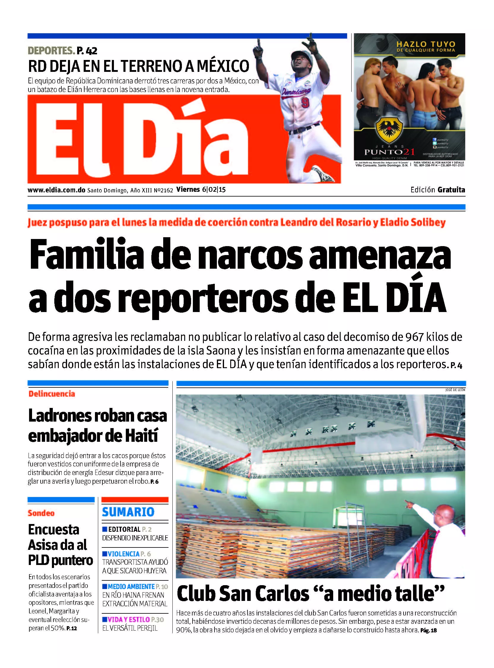 Portada impresa