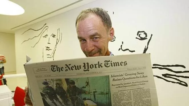 El periodista  The New York Times David Carr falleció por un cáncer de pulmón