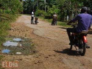 En Chirino piden arreglo carretera