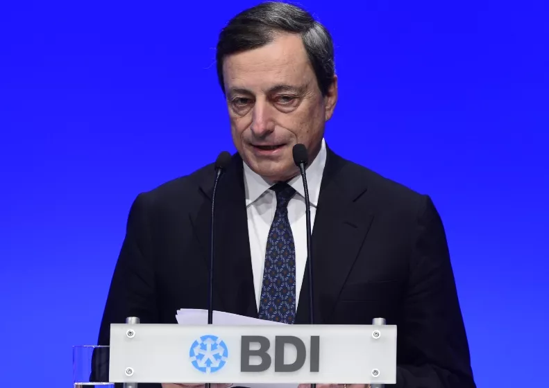 GERMANY-ECONOMY-DRAGHI