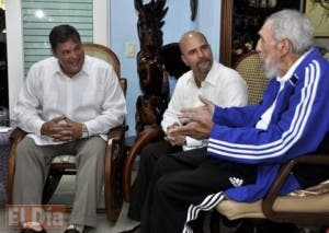 Fidel Castro se reunió con agentes cubanos