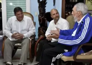 Fidel Castro se reunió con agentes cubanos