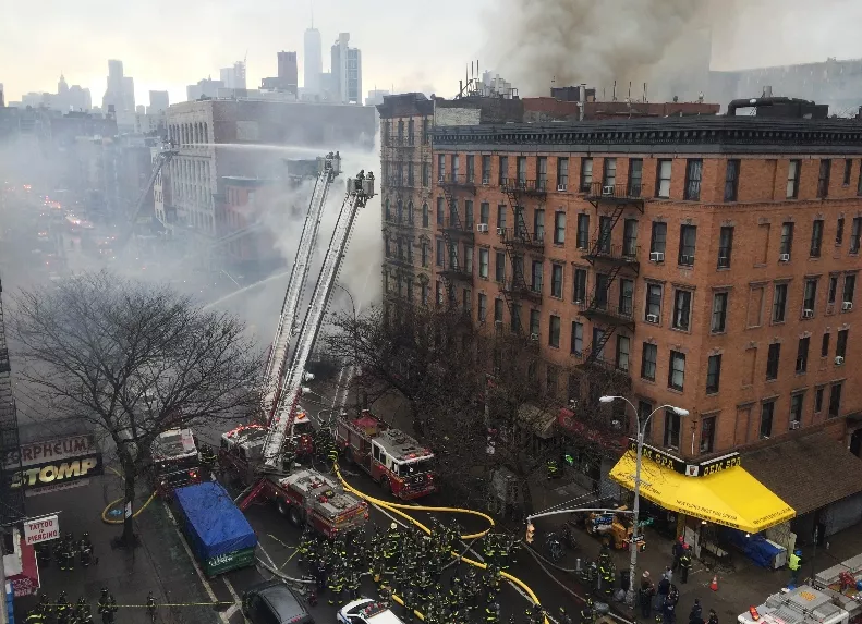 Building Collapse Manhattan