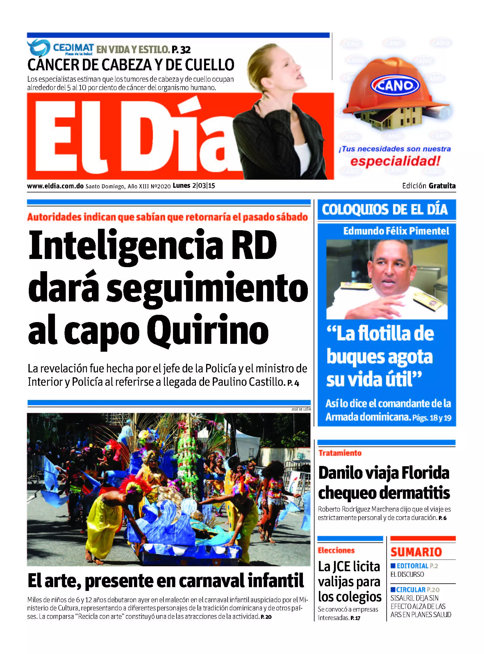 Portada impresa
