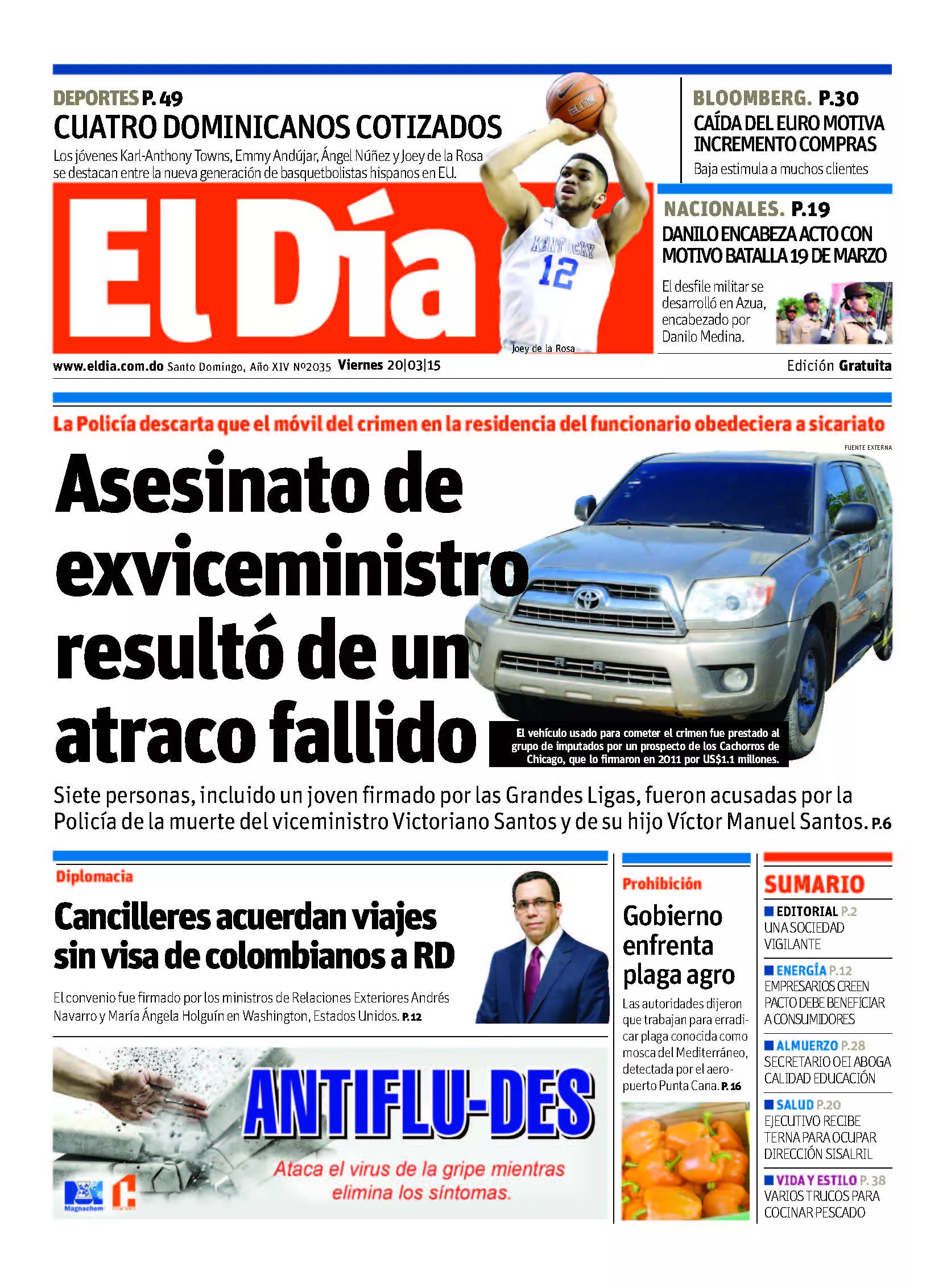Portada impresa