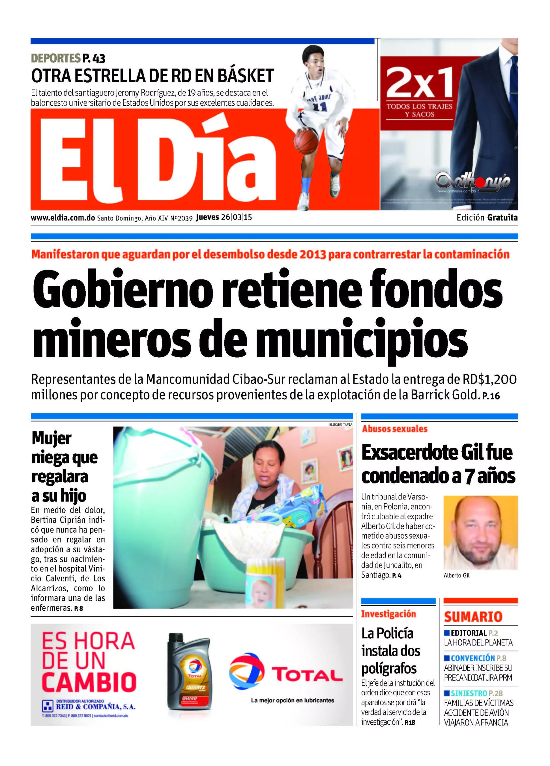 Portada impresa