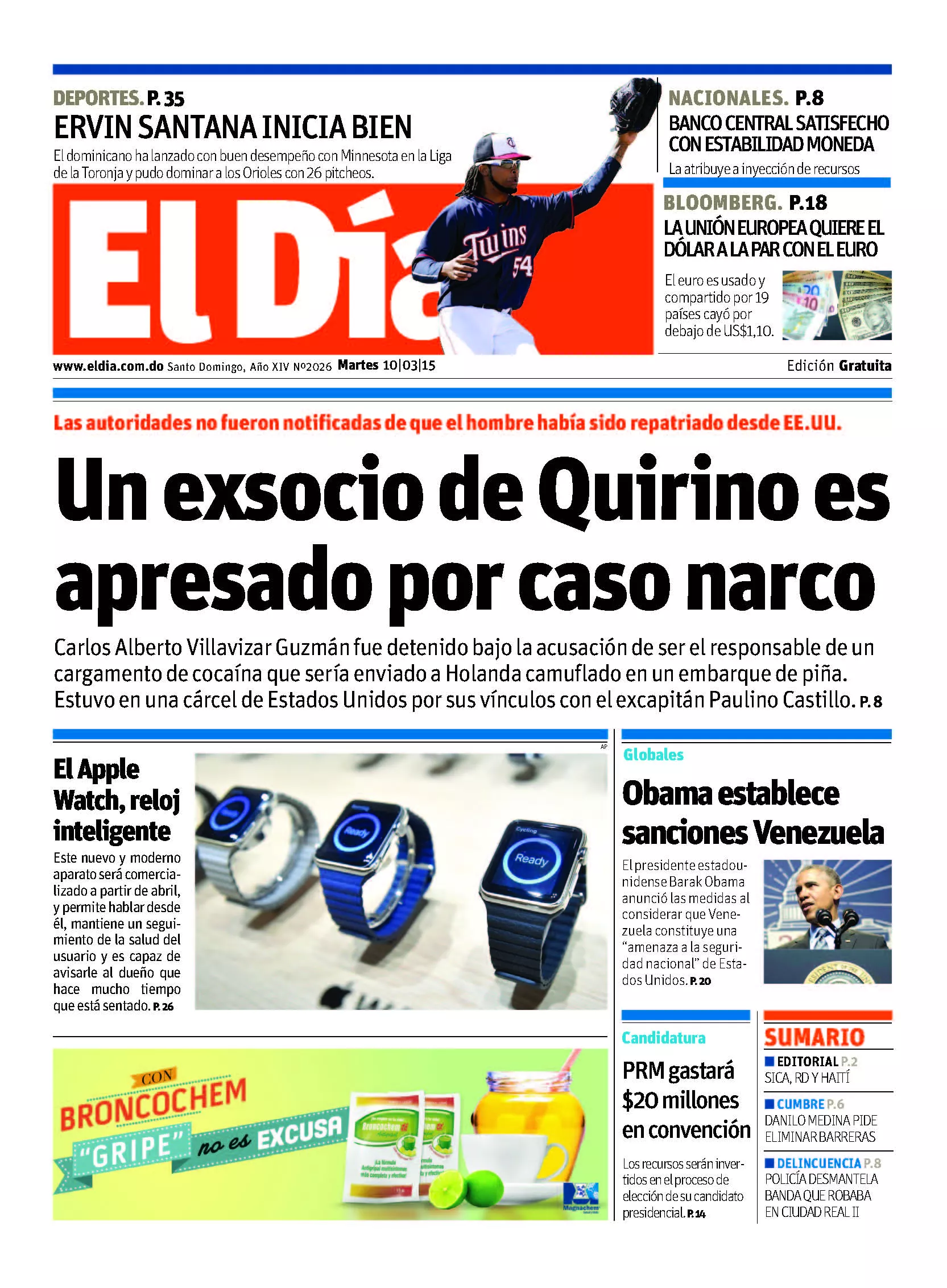 Portada impresa