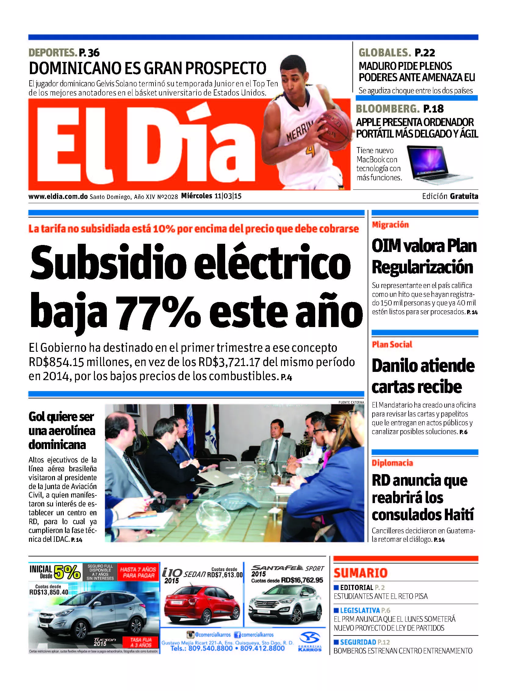 Portada impresa