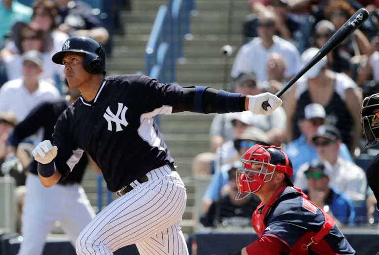 APTOPIX Red Sox Yankees Spring Baseball Matsui
