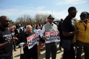 Arranca una marcha de Nueva York a Washington contra la brutalidad policial