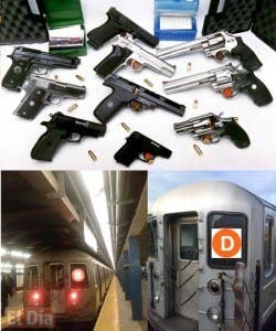 Aumenta número de detenidos con armas de fuego en trenes de Nueva York