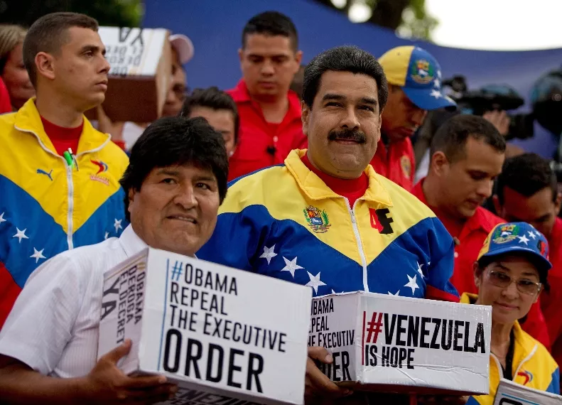 Nicolas Maduro, Evo Morales