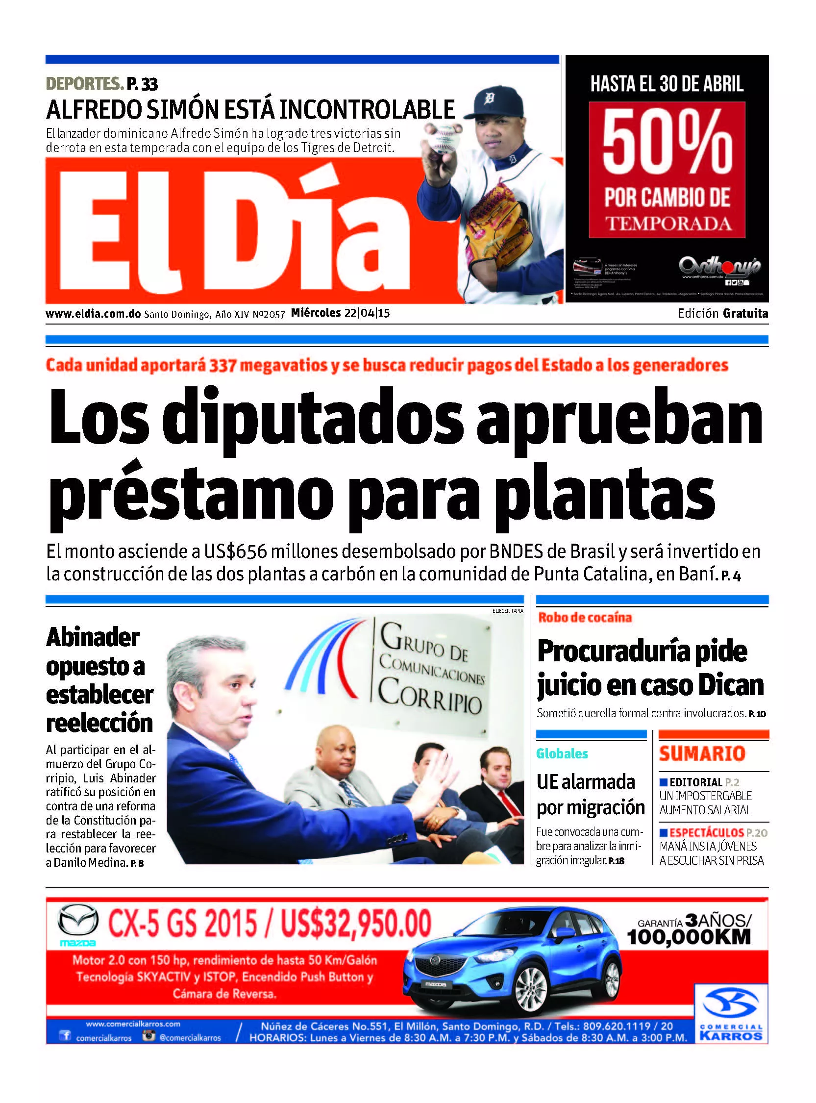 Portada impresa