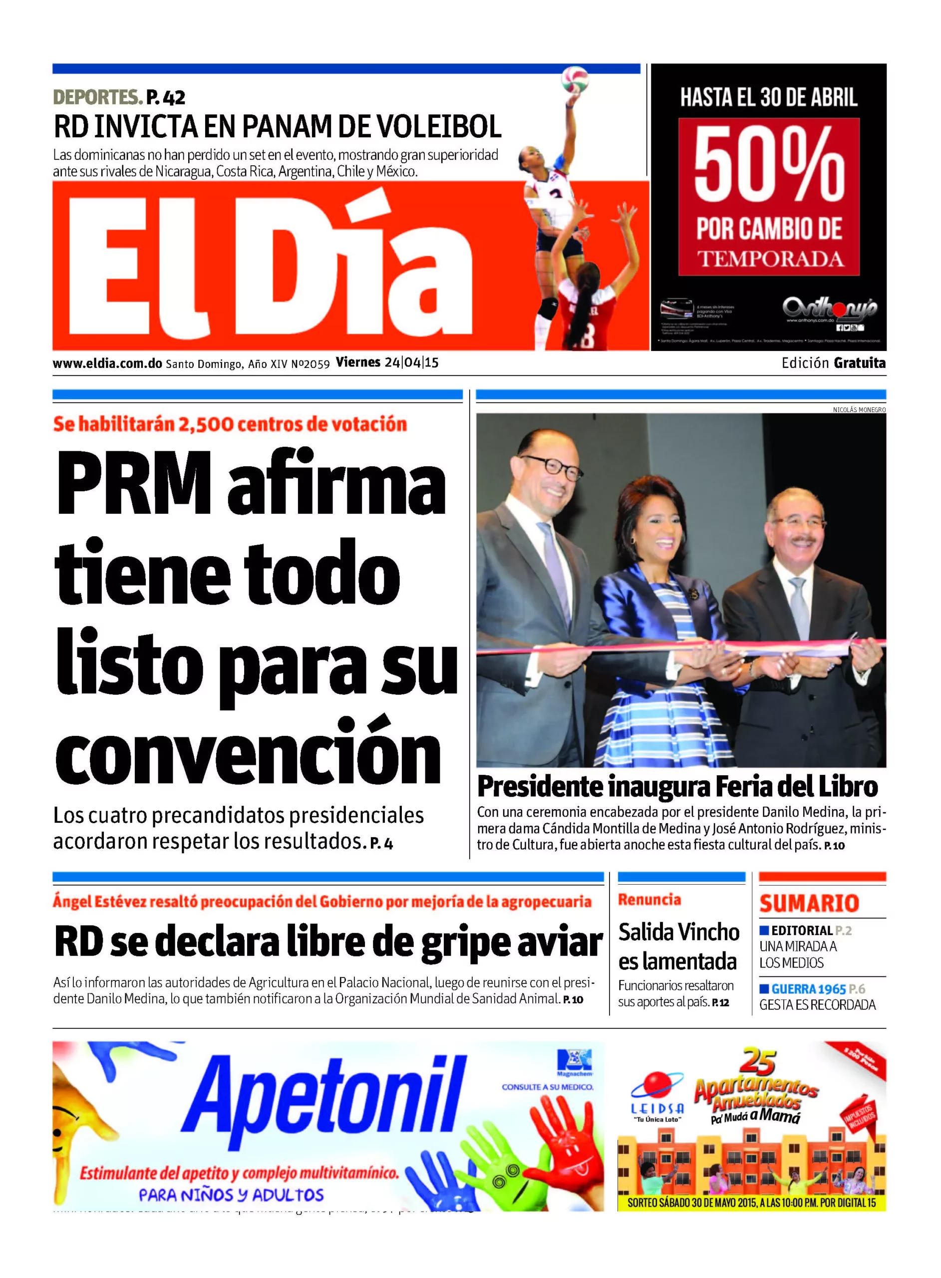 Portada impresa