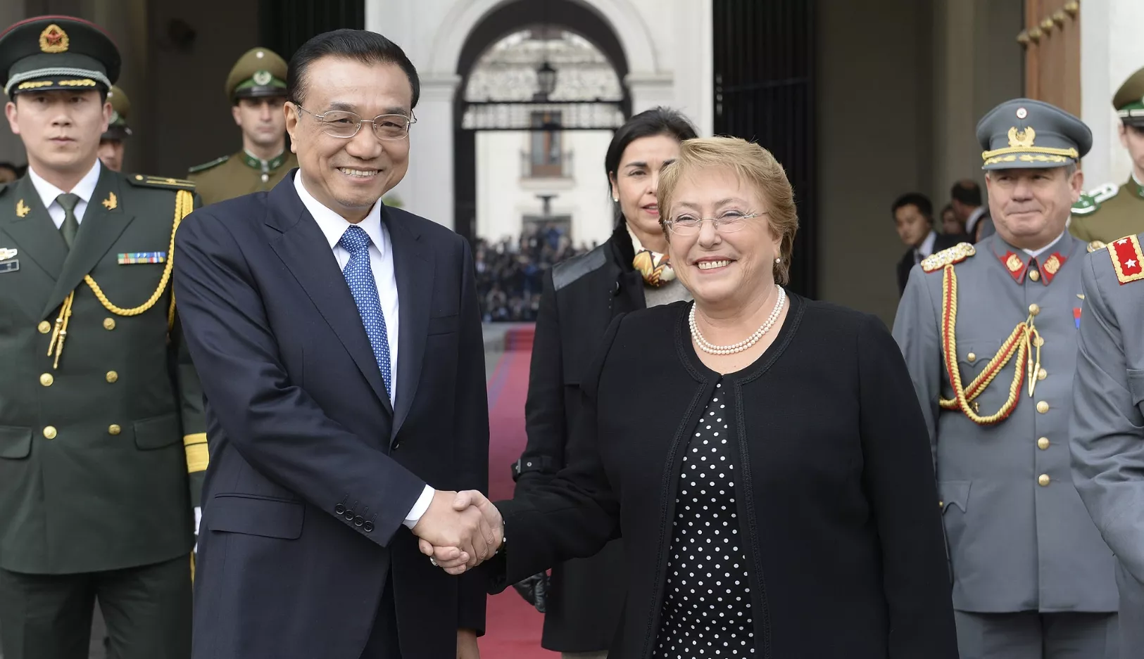 Michelle Bachelet, Li Keqiang