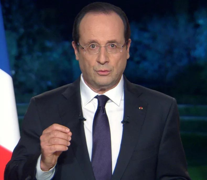 FRANCE-NEW YEAR-POLITICS-WISHES-HOLLANDE