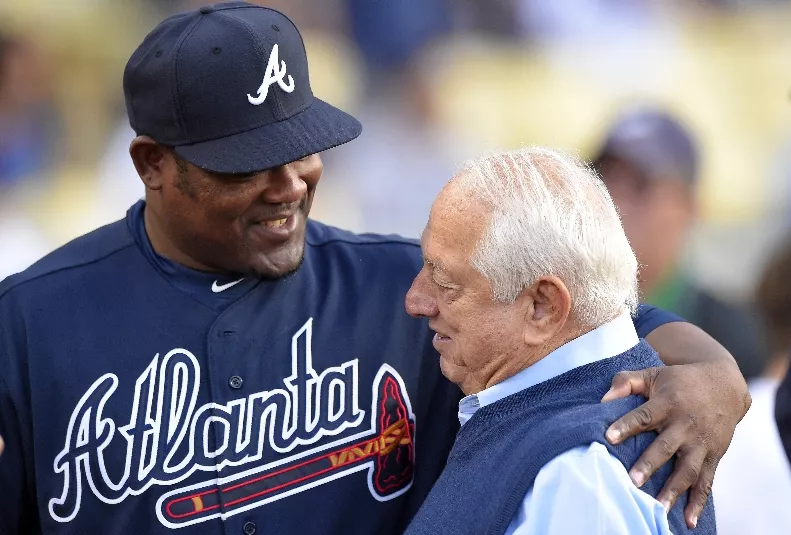 Juan Uribe, Tommy Lasorda