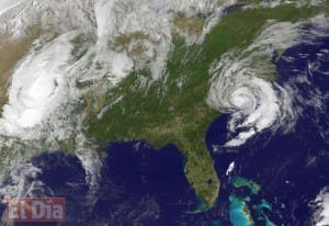 La tormenta Ana pierde fuerza en su ruta a las Carolinas