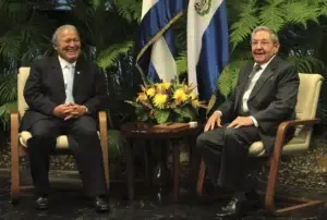 Raúl Castro se reúne en La Habana con presidente de El Salvador