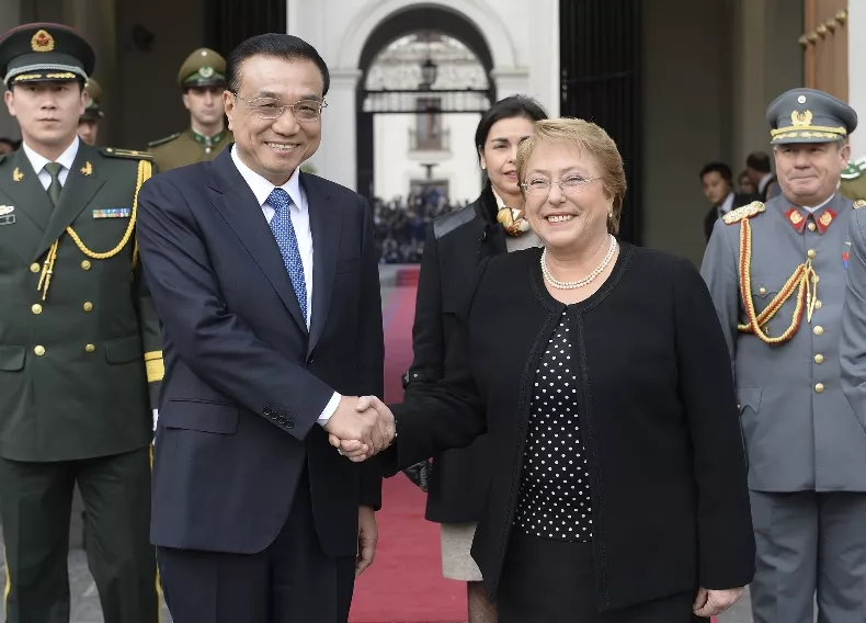 Michelle Bachelet, Li Keqiang