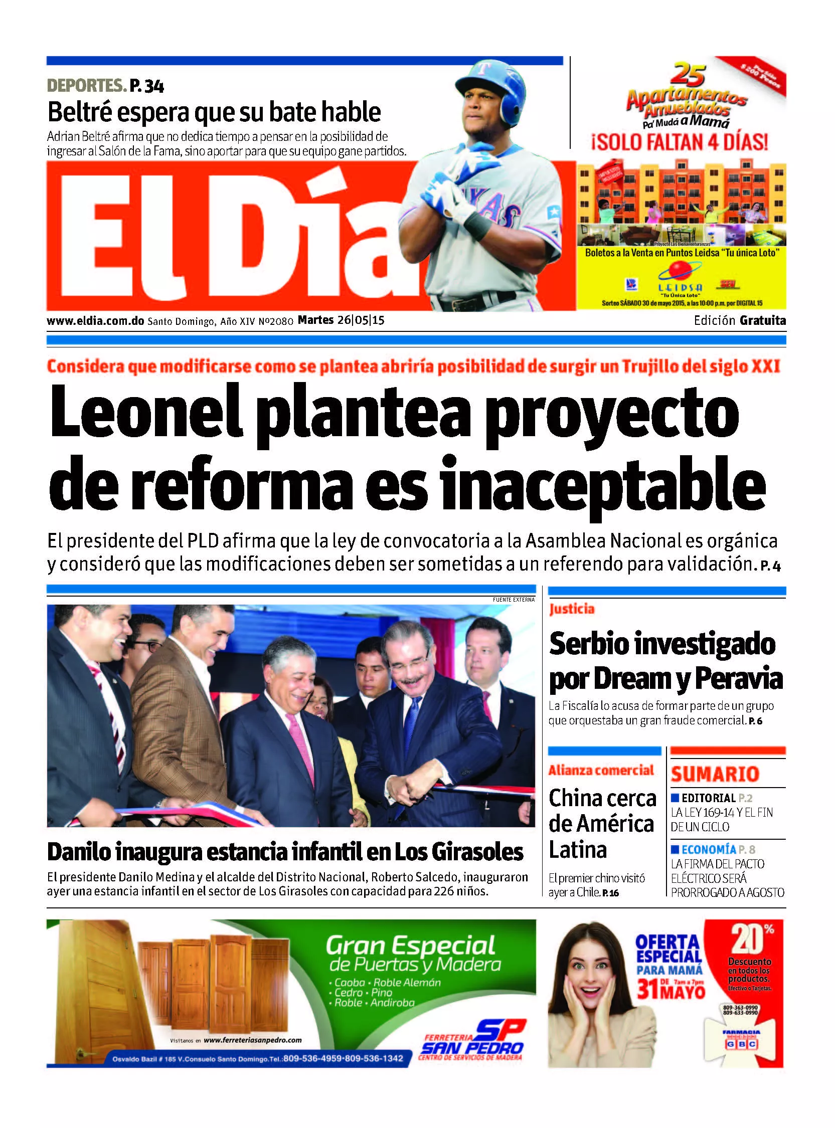 Portada impresa